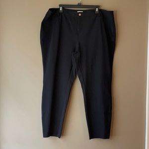 Crown & Ivy Black Curvy Pants Plus 22W